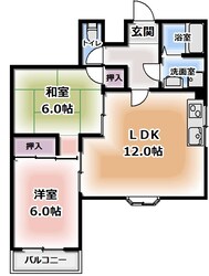 コーポ大東の物件間取画像